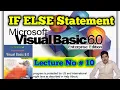 if else statement in visual basic explain with example