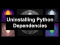 Step 5 How to uninstall Python libraries for Depth Map Batch in the Preferences window in Blender