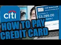 How to Pay Citi Bank Credit Card