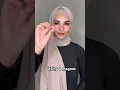 Hijab Tutorial using a chiffon hijab and magnet. Full neck coverage. #hijabstyle #hijabtutorial