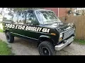 1985 E150 Quigley 4x4 Van Conversion-Highland ladder rack seat installation-Outside the Box