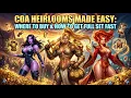 CoA Heirlooms Made Easy Where to Buy How to Get Full Set Fast