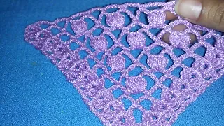 Download Crochet stitch for SHAWL step by step with subtitles MP3