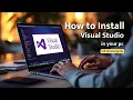 How to download install visual studio vb net 2025 in Hindi