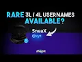 RARE 3L 4L Usernames Still Available on Roblox