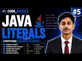 Java Literals in Java Integer Float Char String Boolean Literals