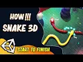 How To Make Snake 3D game in Unity Unity Beginner Tutorial C Coding