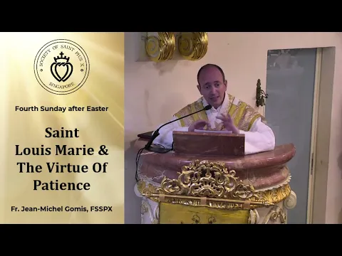 Download MP3 Saint Louis Marie \u0026 The Virtue of Patience - Sermon by Fr Gomis (28 Apr 2024)