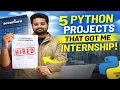 5 Python Mini Projects for Beginners Step-by-Step 5 Resume Projects for Students