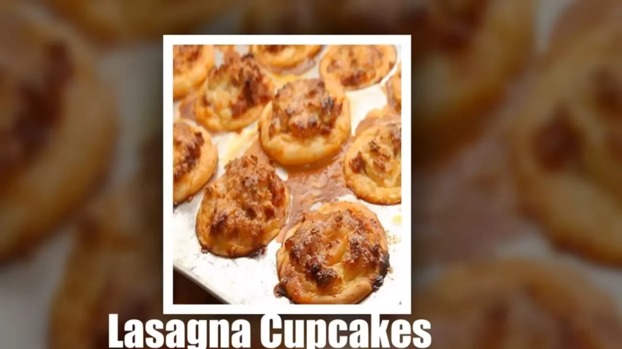 LASAGNA CUPCAKES- How To Make Lasagna cupcakes (FAST AND EASY)!!