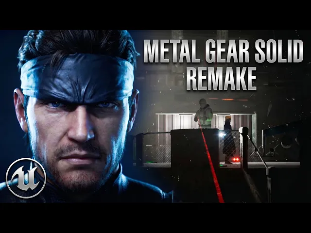 [4K] Metal Gear Solid Remake in Unreal Engine 5!