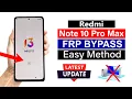 Redmi Note 10 Pro Max : Google Account/ FRP Bypass - (without PC) - 100% WORKING