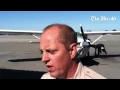 Sheriff s Sgt Joe Moses and volunteer pilot Ken Petersen on the new patrol plane