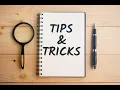 Tips Tricks PAW Passing Websheet Parameters