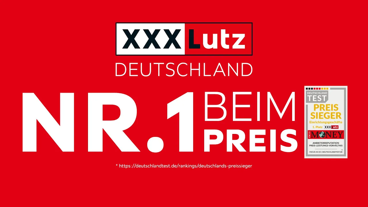 XXXLutz Deutschland — XXX Lutz - NR. 1 Beim Preis (YouTube video ad)