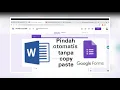 Download Lagu Cara memindahkan soal word ke google form tanpa copy paste