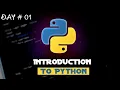 Introduction to Python Python Full Course For Begineers COAA Lecture 1