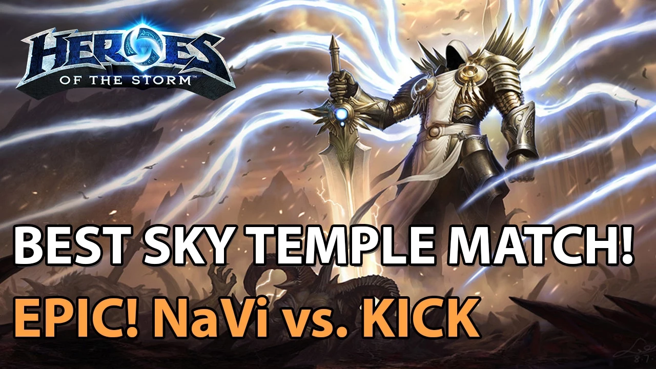 EPIC!! Best Sky Temple match ever!!! Navi vs. Kick - Heroes of the Storm