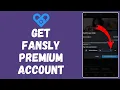 How to Get Premium Account on Fansly 2024 Fansly Tutorial