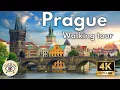 Prague Czech Republic 4K 60FPS R Walking Tour With subtitles