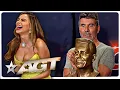 Awkward Sofia Vergara PRANKS Simon Cowell on America s Got Talent