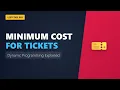 Minimum Cost For Tickets - LeetCode 983 Dynamic Programming Explained