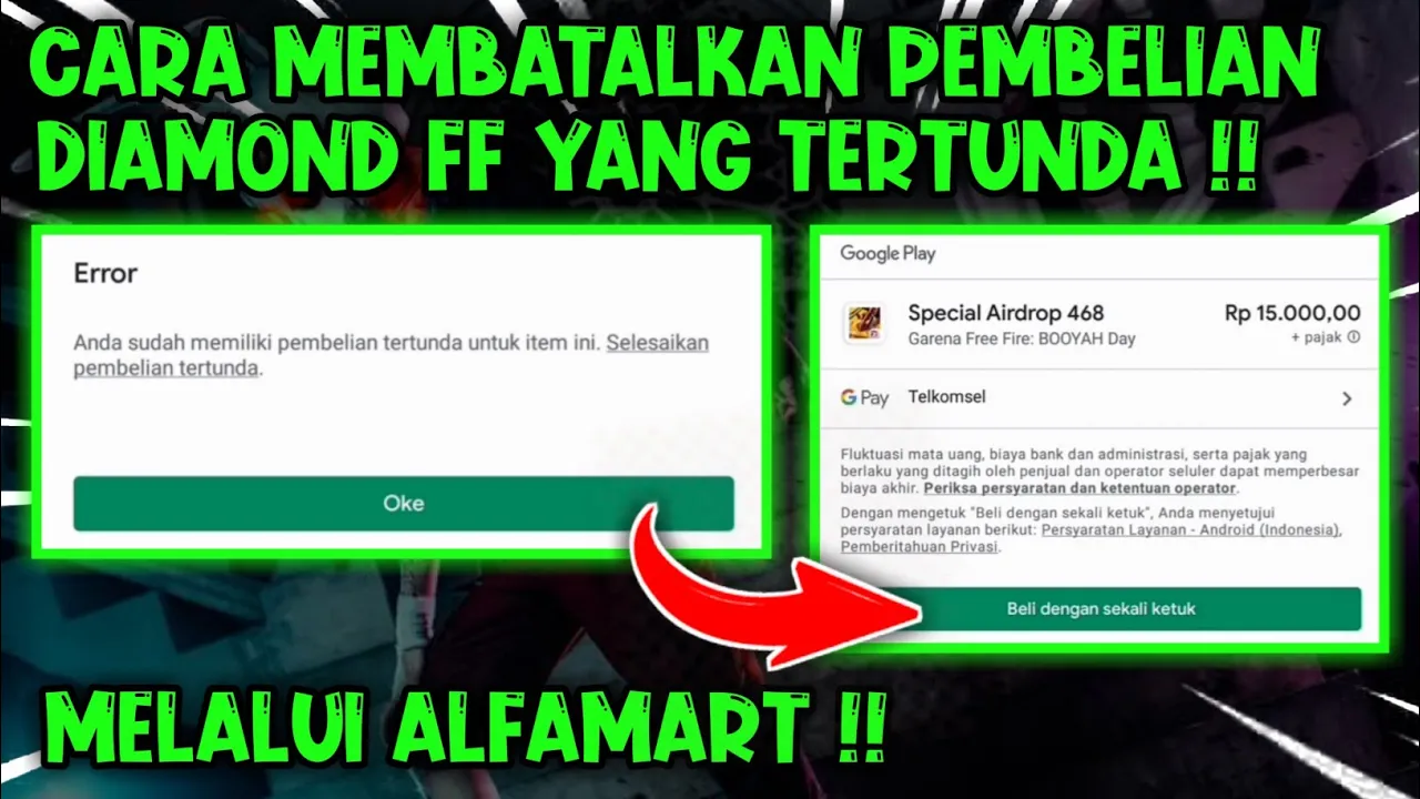 TutorialAndroid #Cecep0708 Cara Mengatasi Metode Pembayaran Dengan Pulsa Yang Tidak Tersedia Di Play. 