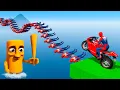 Download Lagu Spider-Man vs TUNG TUNG TUNG SAHUR Rescue Superhero on Motorcycle in SPIDERS BRIDGE | GTA MULTIVERSE