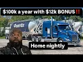 Quantix is PAYING truck drivers way over the industry standard and home every night