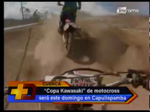 Copa Kawasaki de motocross será este domingo en Capulispamba
