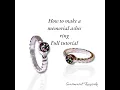 How to Make a Memorial Ashes Ring DIY Cremation Jewellery Tutorial