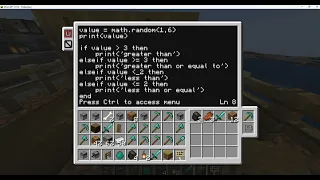 Coding with Minecraft Forge Programming with Lua 8 Conditionals 2