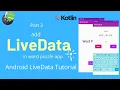 Android LiveData Tutorial - Android LiveData example