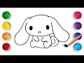 Cinnamoroll Coloring Page for Kids Super Cute Coloring Fun