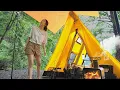 Download Lagu Solo kamperen in een puinhoop in een lekkende opblaasbare tent bij hevige regen