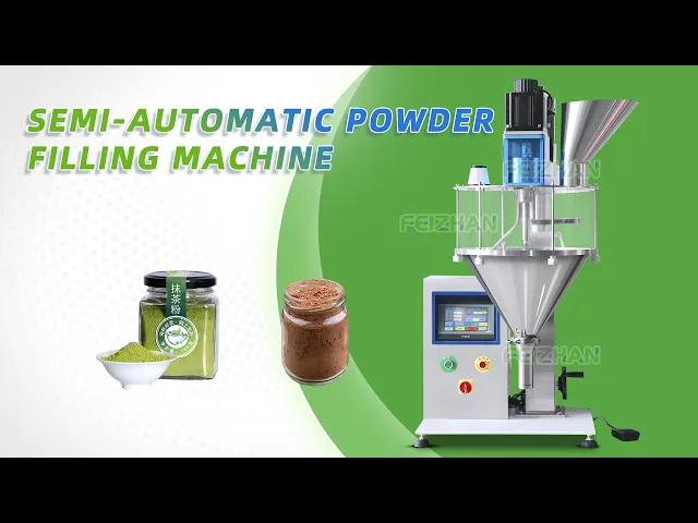 tabletop food powder filling machine