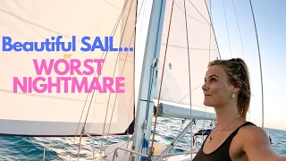 Is SOLO-sailing SAFE?? GIRL sails solo overnight… but [ep 62]