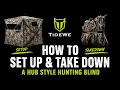 How to Set Up Take Down a Hunting Blind Quick Easy
