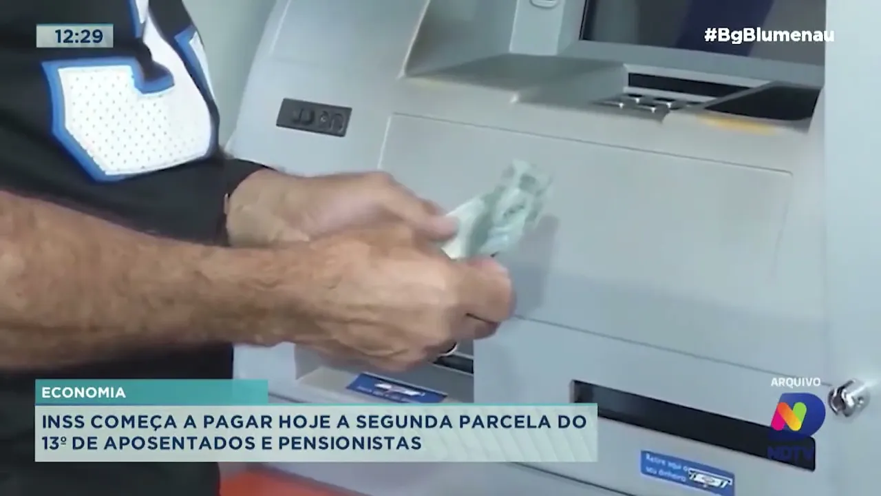 Economia: Inss começa a pagar hoje a pagar a segunda parcela do 13° de aposentados e pensionistas