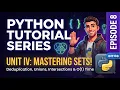Python Tutorial Series Master Sets Hash Map Theory Unit 4