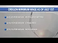 Minimum wage in Oregon increases