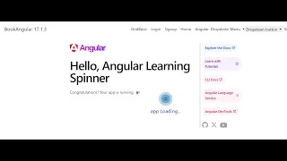 How to set up a spinner in an Angular 17 application