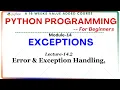 WEEK-10 MODULE 14-EXCEPTIONS-PART-2