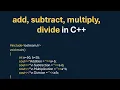 How to easily understand addition subtraction multiplication and division in C program