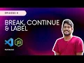 Label Break Continue JavaScript Tamil Tutorial - Part 8
