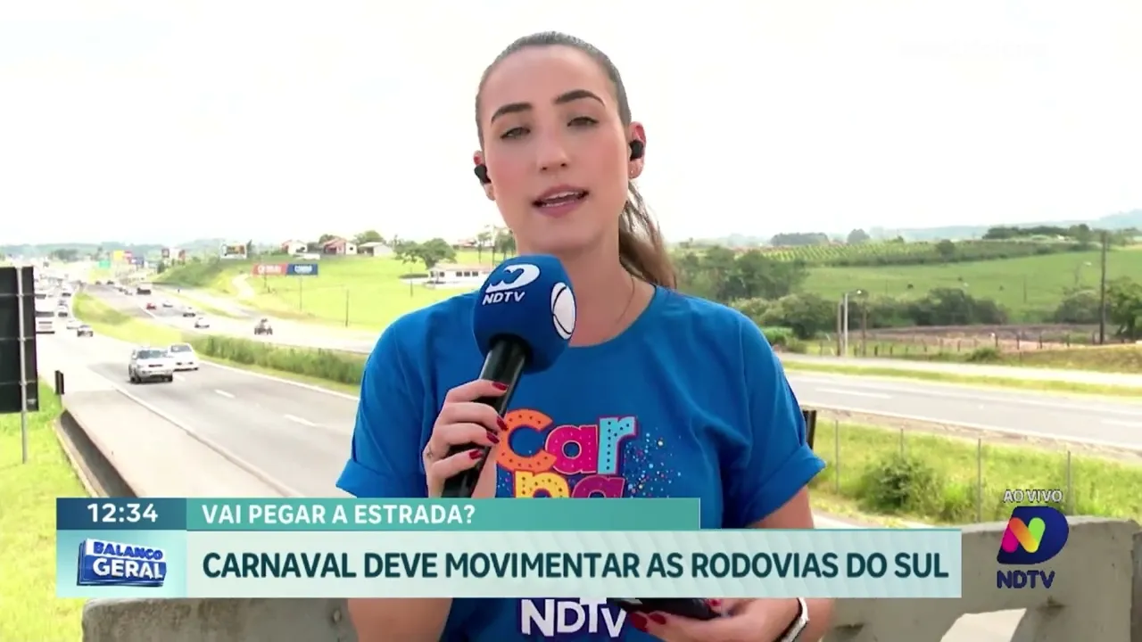 Vai pegar a estrada? PRF prevê movimento intenso no Feriado de Carnaval na BR-101 Sul