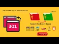 301 Redirect Code Generator - permanent URL redirection of html php asp aspx files and htaccess