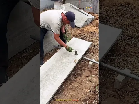 Good Tip ! Splitting Concrete Panels Simple .
