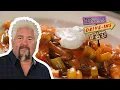 Guy Fieri Tries Dynamite Duck and Potato Pierogies Diners Drive-ins and Dives Food Network