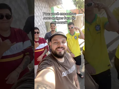Seus amigos minecraft na vida real #shorts
